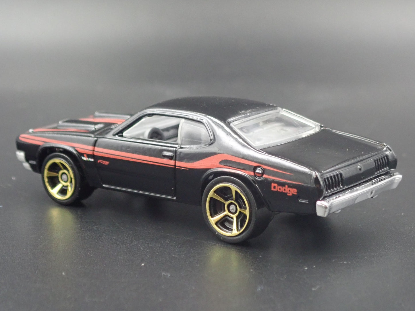 1971 71 DODGE DEMON BLACK 1/64 SCALE COLLECTIBLE DIORAMA DIECAST MODEL CAR