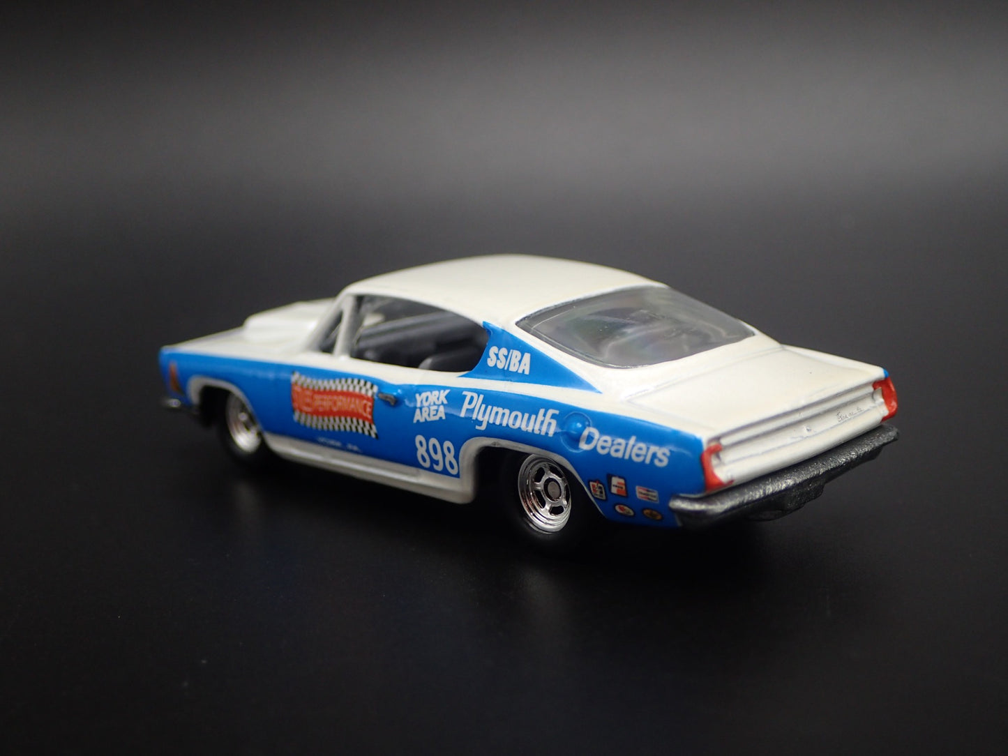 1968 PLYMOUTH BARRACUDA CUDA SUPER STOCK BILL STILE 1/64 SCALE DIECAST MODEL CAR