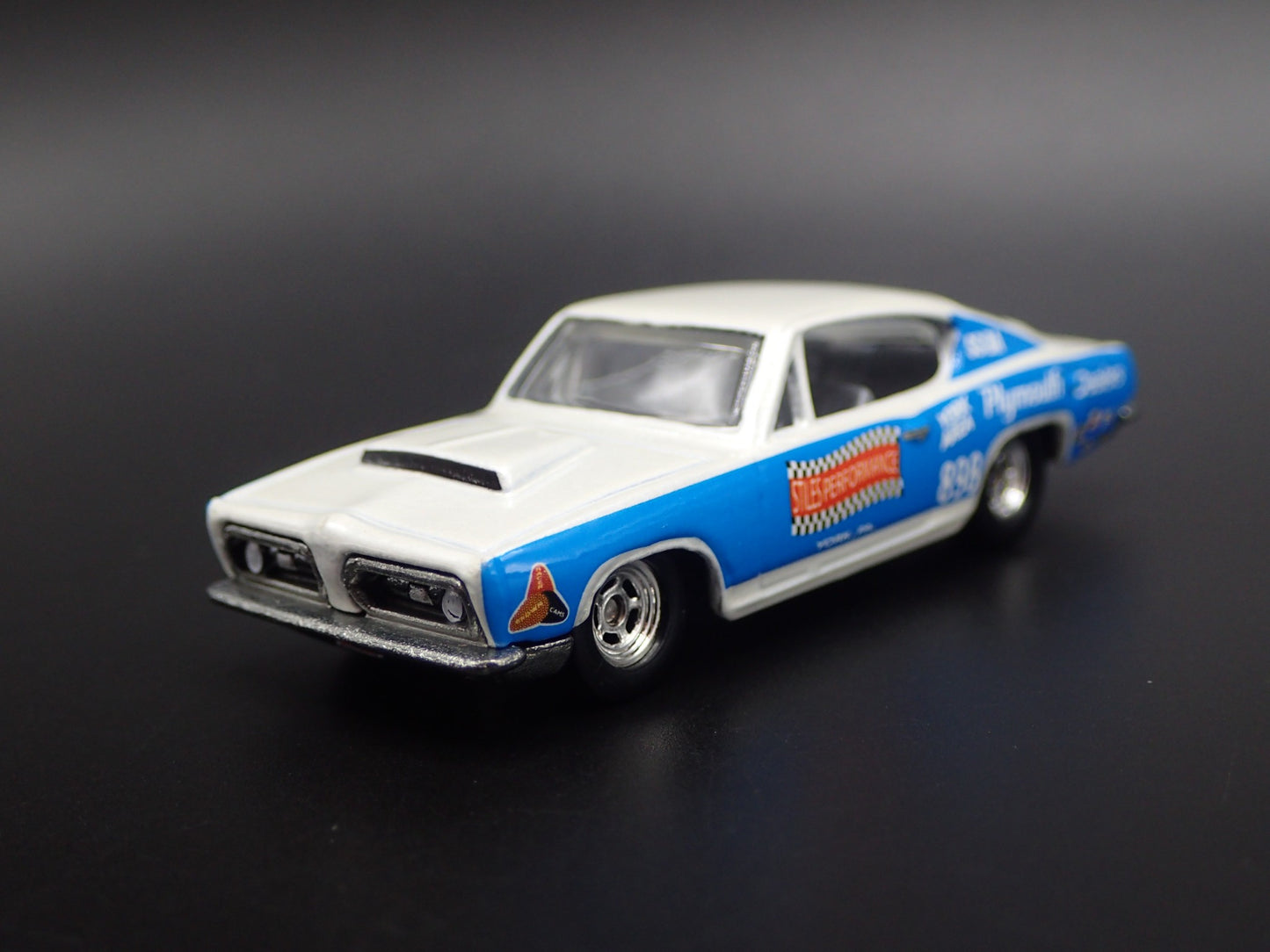 1968 PLYMOUTH BARRACUDA CUDA SUPER STOCK BILL STILE 1/64 SCALE DIECAST MODEL CAR