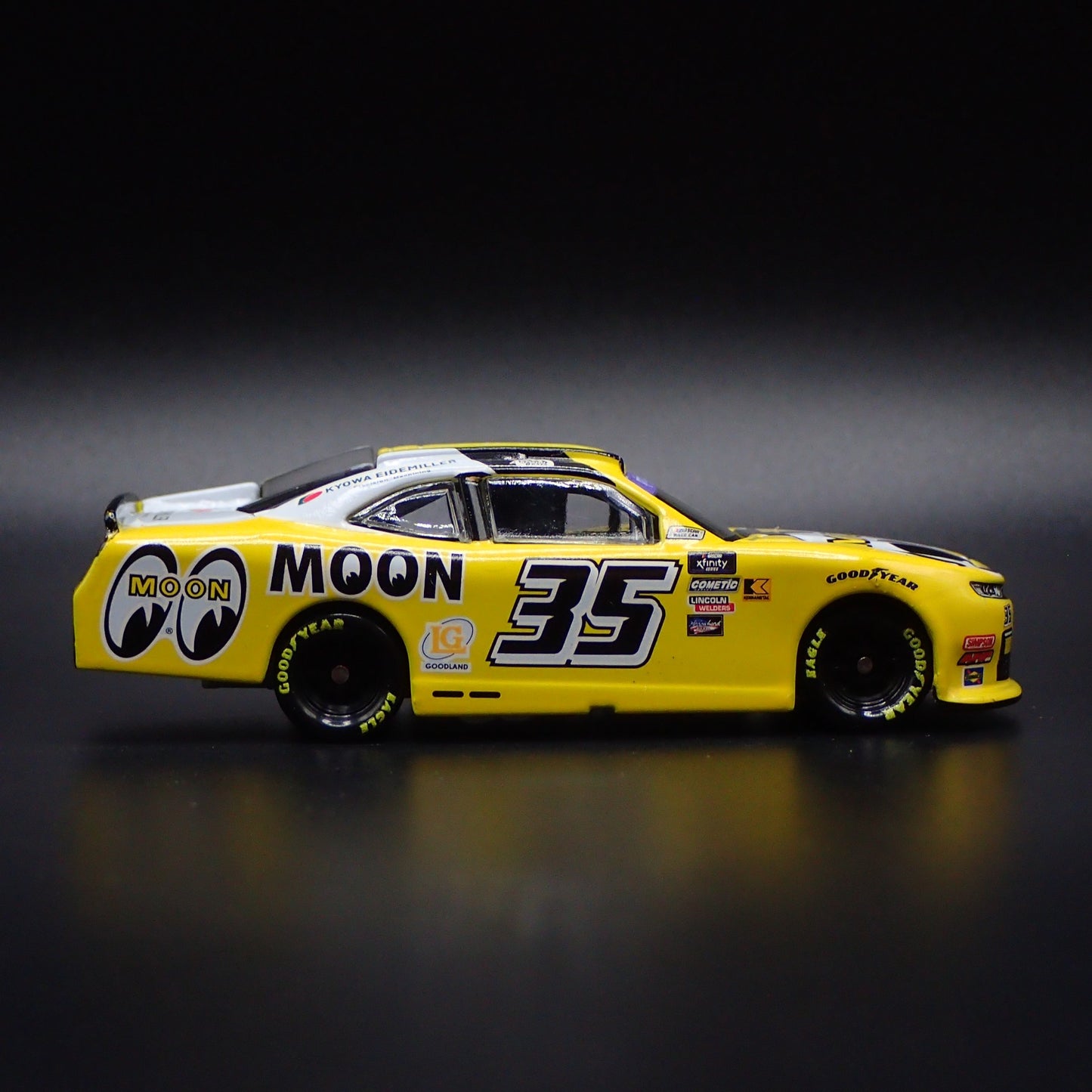 2024 24 CHEVY CAMARO #35 AKINORI OGATA MOONEYES NASCAR 1:64 SCALE DIECAST CAR