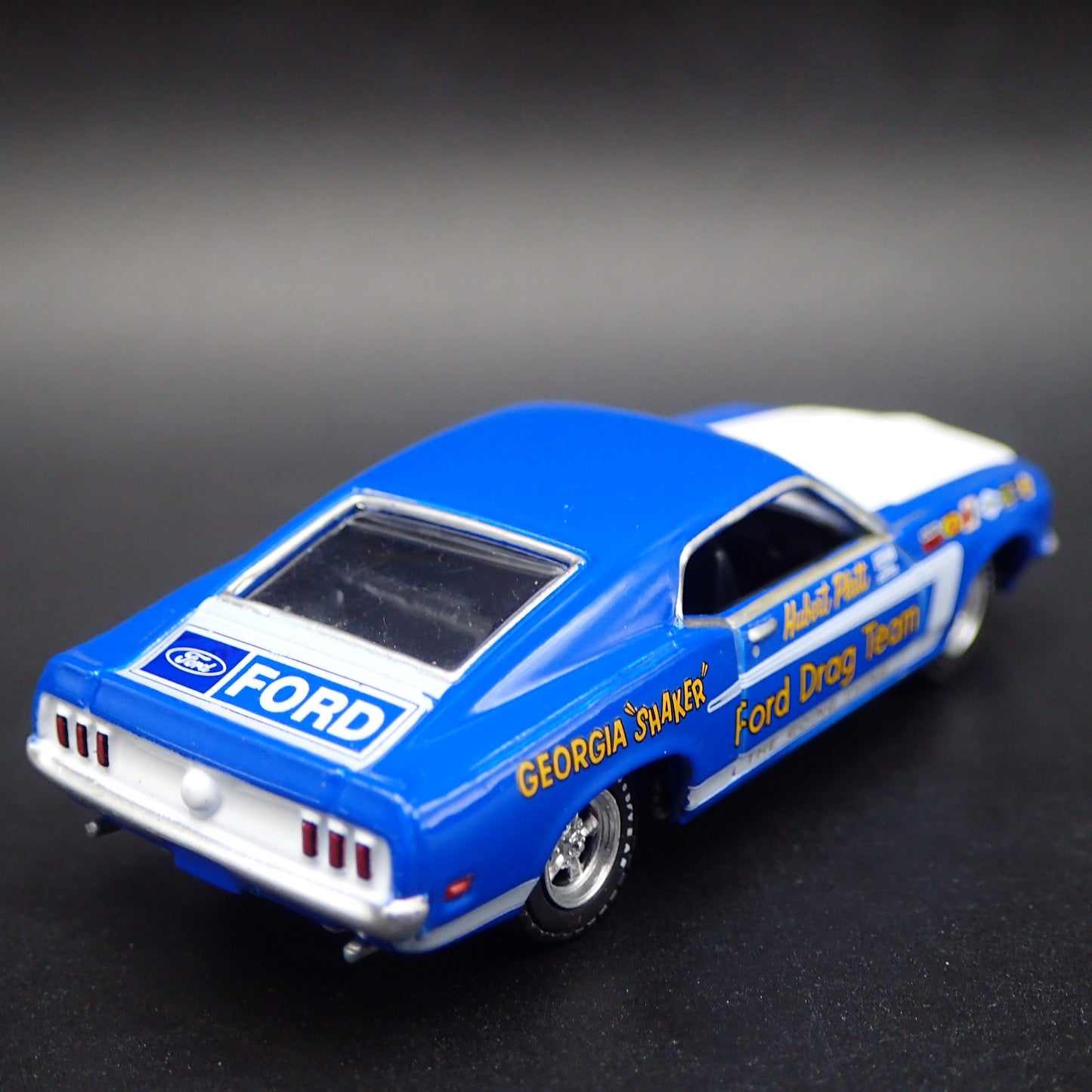 1969 69 FORD MUSTANG HUBERT PLATT RACING TEAM NHRA 1:64 SCALE DIECAST MODEL CAR