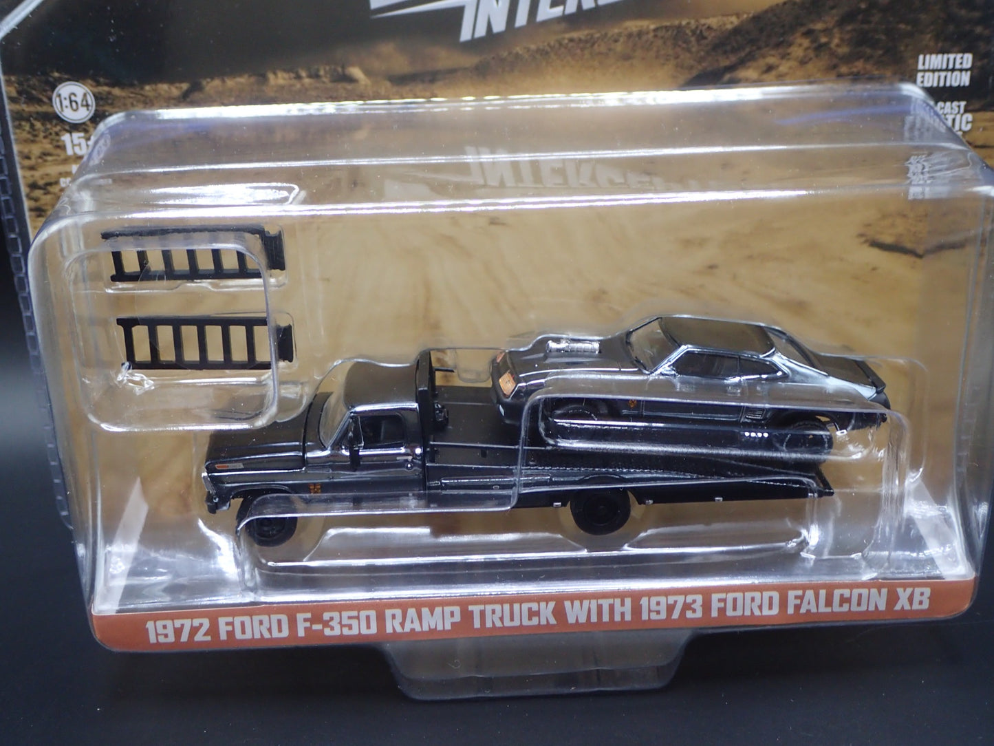 2026 GREENLIGHT CHROME CHASE 1972 F350 RAMP TRUCK & MAD MAX 1973 FORD FALCON XB
