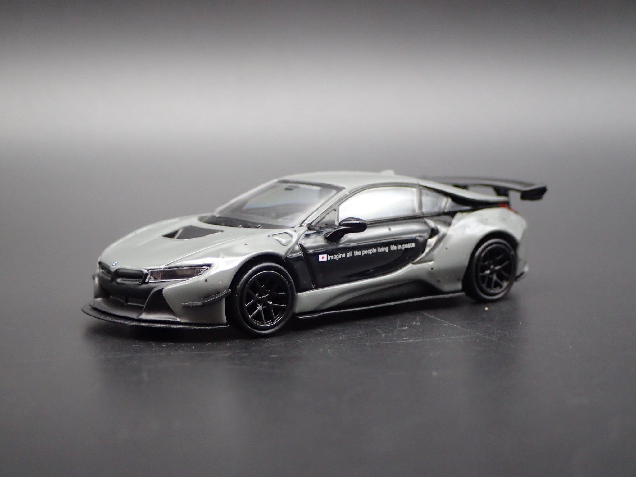 2014-2020 BMW i8 LIBERTY WALK LBWK RARE 1:64 SCALE DIORAMA DIECAST MOD ...