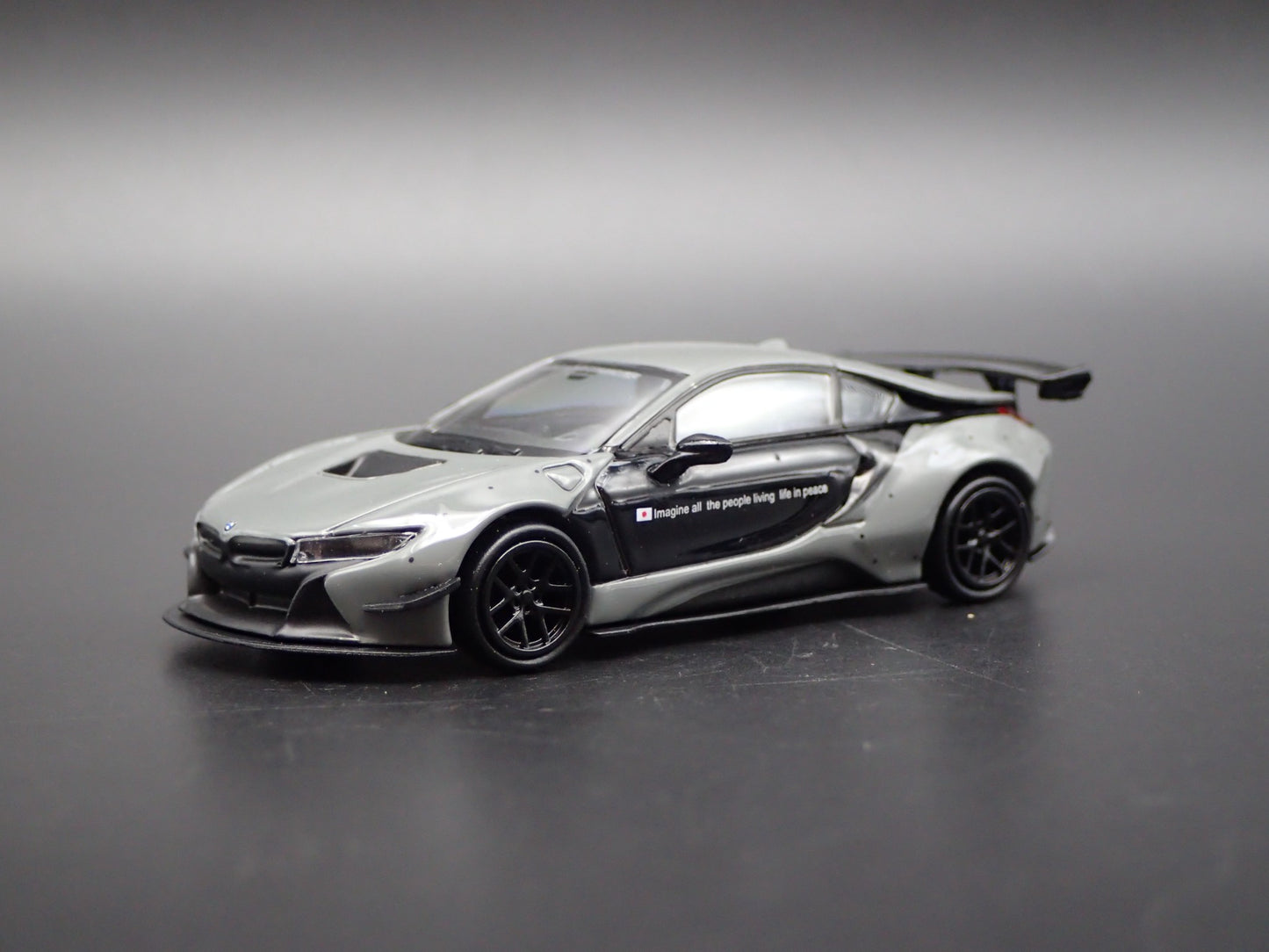 2014-2020 BMW i8 LIBERTY WALK LBWK RARE 1:64 SCALE DIORAMA DIECAST MODEL CAR