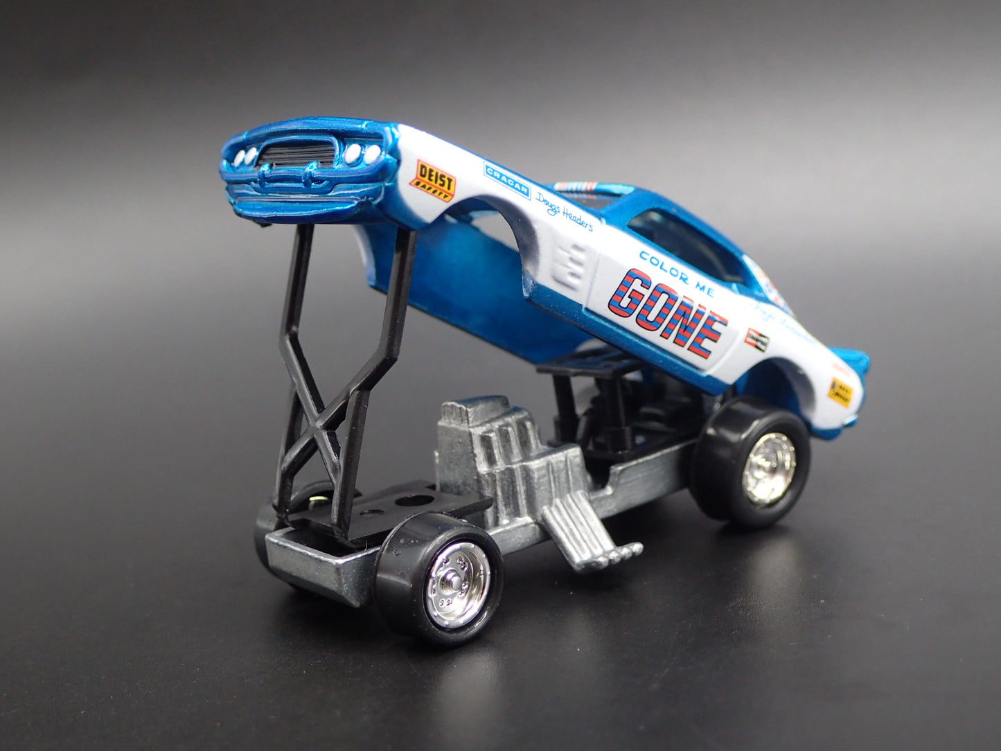 1972 DODGE CHALLENGER FUNNY CAR NHRA COLOR ME GONE 1:64 SCALE DIECAST MODEL CAR
