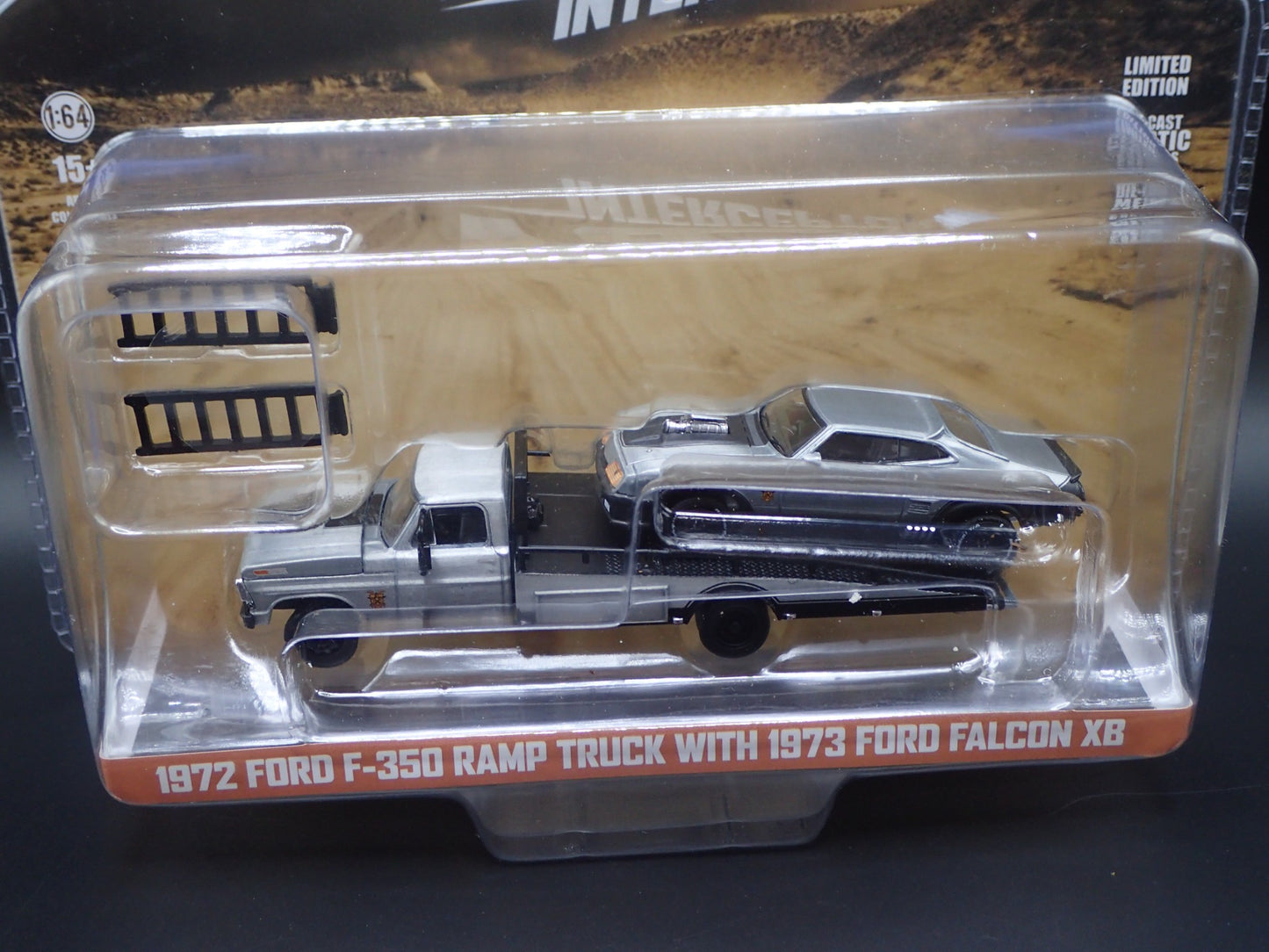 2026 GREENLIGHT RAW CHASE 1972 F350 RAMP TRUCK & MAD MAX 1973 FORD FALCON XB