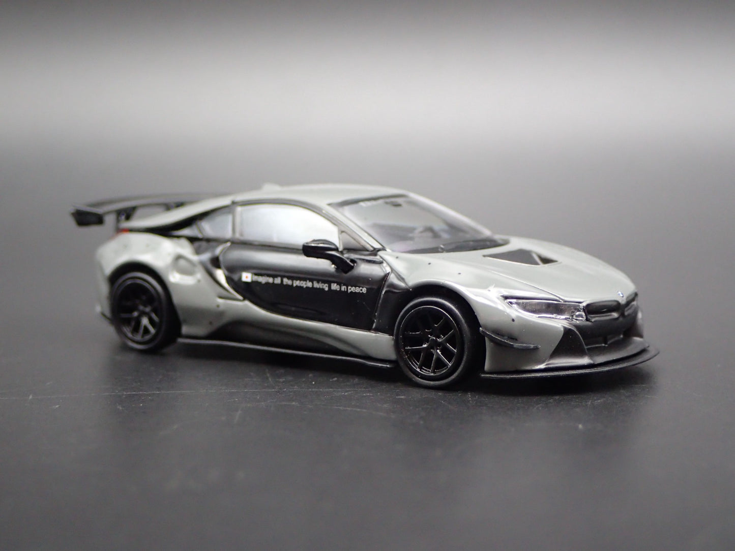 2014-2020 BMW i8 LIBERTY WALK LBWK RARE 1:64 SCALE DIORAMA DIECAST MODEL CAR