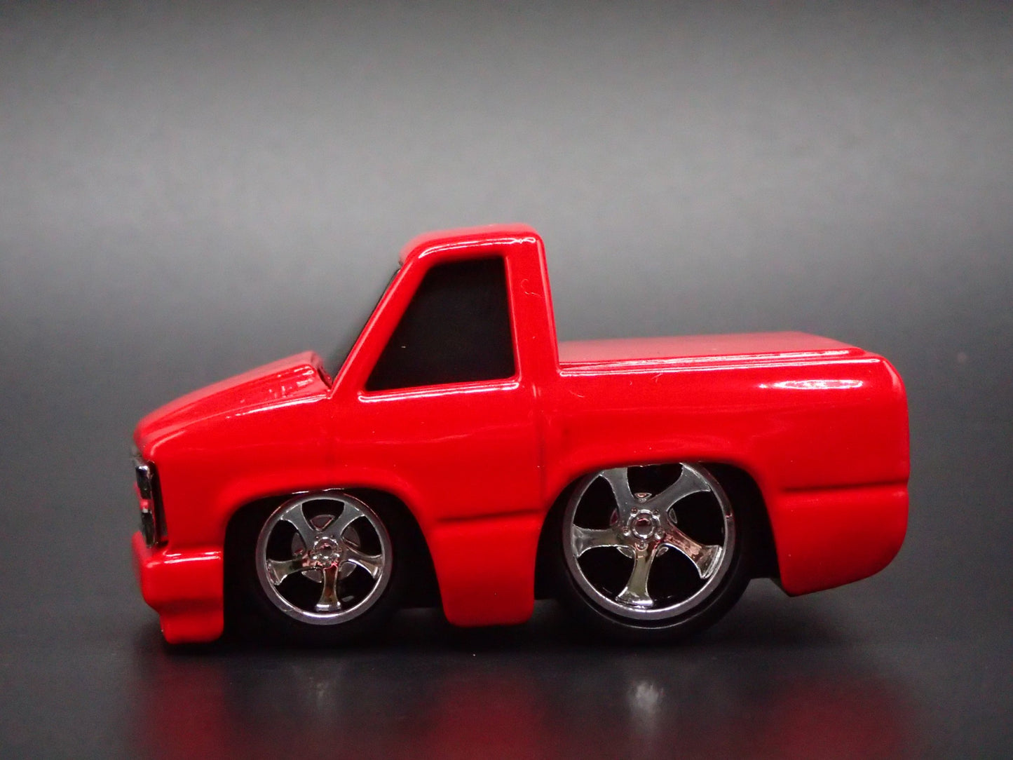 1990 90 CHEVY CHEVROLET 454 PICKUP TRUCK TUNED RED 1/64 SCALE DIECAST MODEL CAR