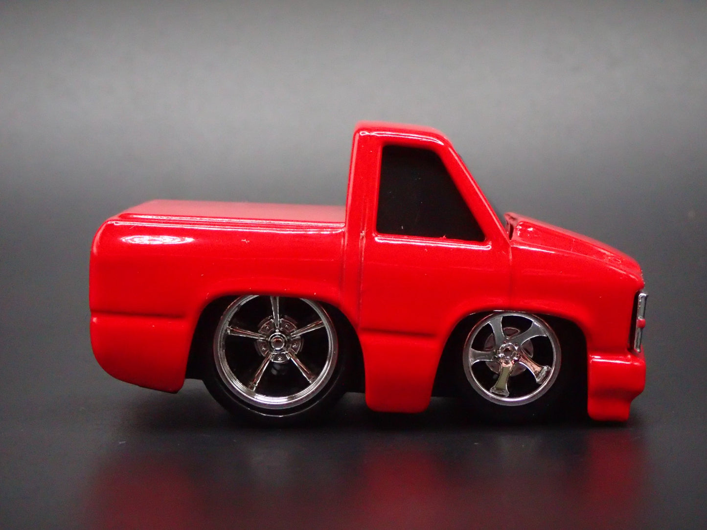 1990 90 CHEVY CHEVROLET 454 PICKUP TRUCK TUNED RED 1/64 SCALE DIECAST MODEL CAR