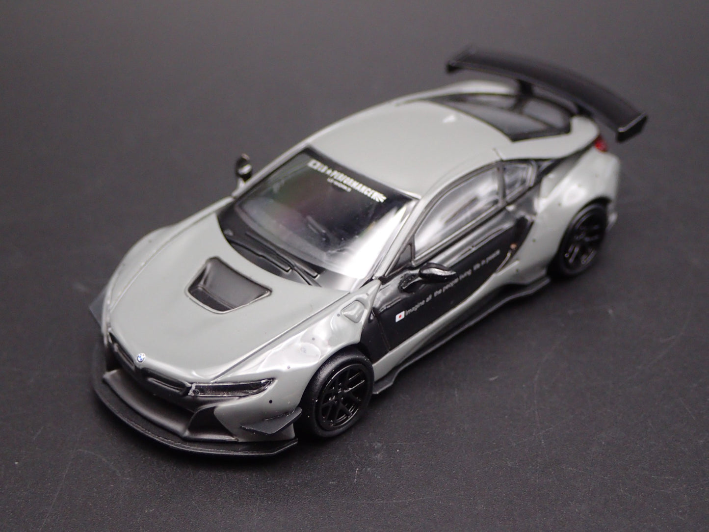 2014-2020 BMW i8 LIBERTY WALK LBWK RARE 1:64 SCALE DIORAMA DIECAST MODEL CAR