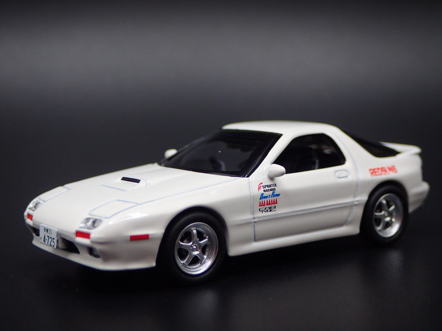 1989 MAZDA RX7 SAVANNA FC3S INITIAL D JDM 1:64 SCALE DIORAMA DIECAST MODEL CAR