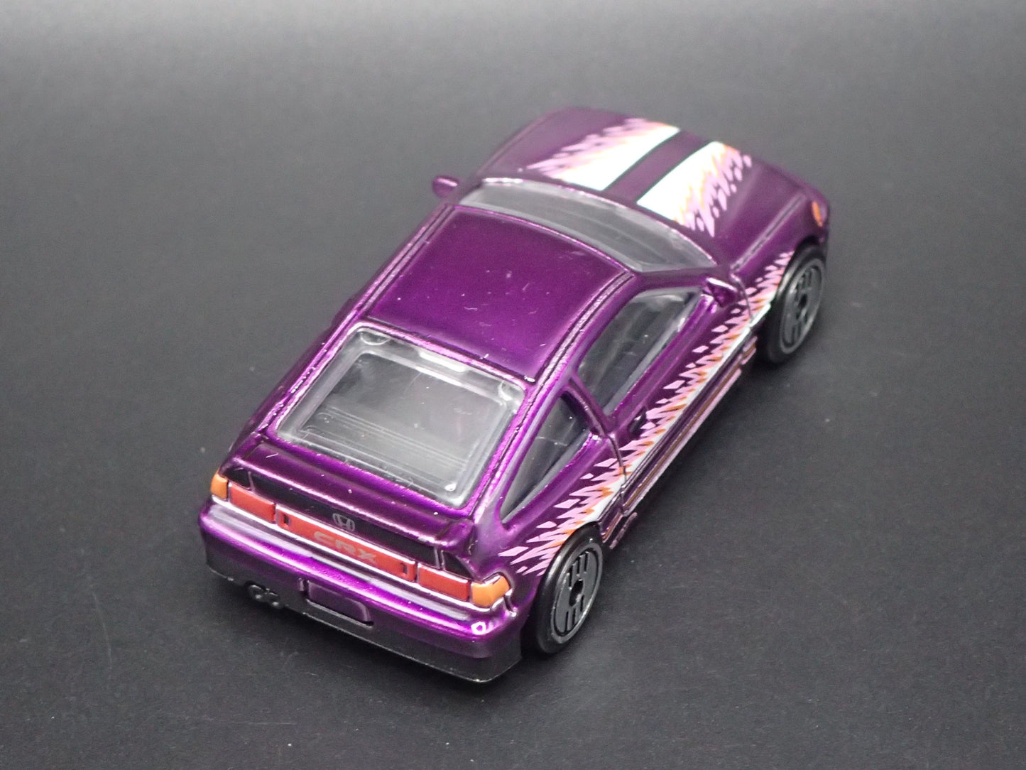 1984-1987 HONDA CRX PURPLE 1:64 SCALE COLLECTIBLE DIORAMA DIECAST MODEL CAR