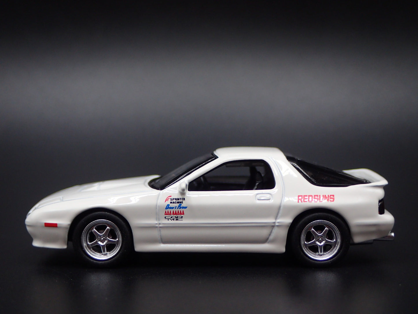 1989 MAZDA RX7 SAVANNA FC3S INITIAL D JDM 1:64 SCALE DIORAMA DIECAST MODEL CAR