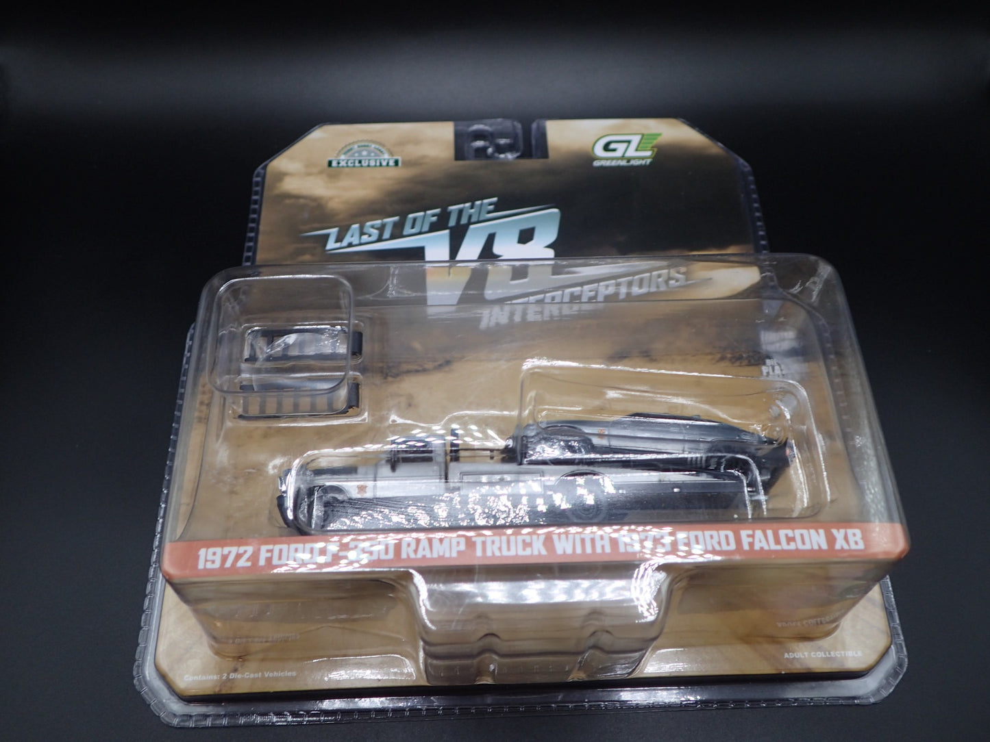 2026 GREENLIGHT RAW CHASE 1972 F350 RAMP TRUCK & MAD MAX 1973 FORD FALCON XB