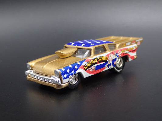 1955 FORD CROWN VICTORIA NHRA SLAMMIN SAMMY 1:64 SCALE DIORAMA DIECAST MODEL CAR