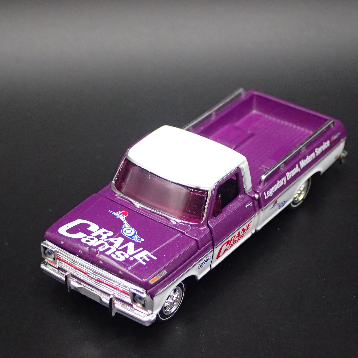 1969 69 FORD F100 RANGER PICKUP TRUCK CRANE CAMS 1:64 SCALE DIECAST MODEL CAR