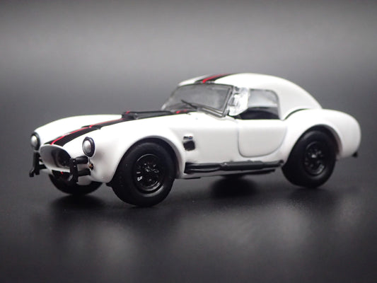 1965 65 SHELBY COBRA 427 S/C WHITE 1:64 SCALE COLLECTIBLE DIECAST MODEL CAR