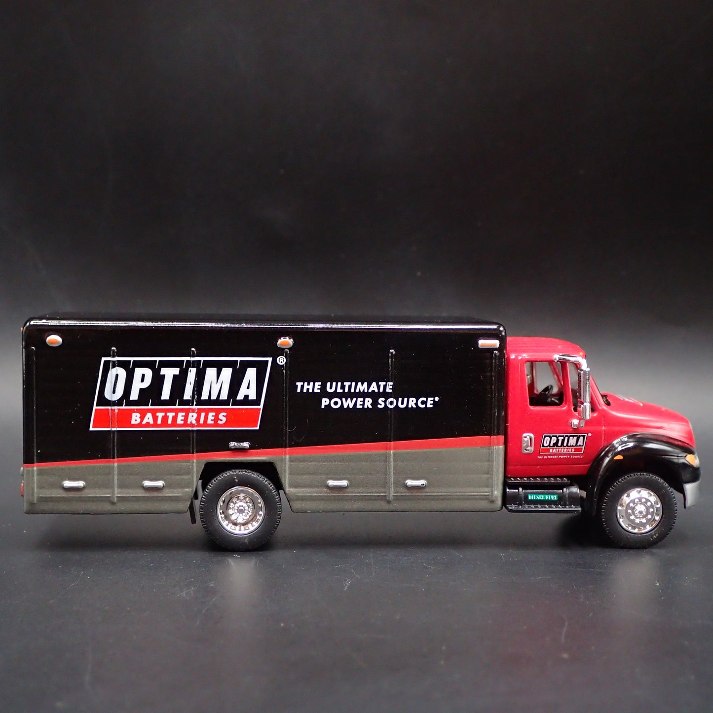 OPTIMA BATTERIES INTERNATIONAL DURASTAR DELIVERY TRUCK 1/64 SCALE DIECAST MODEL