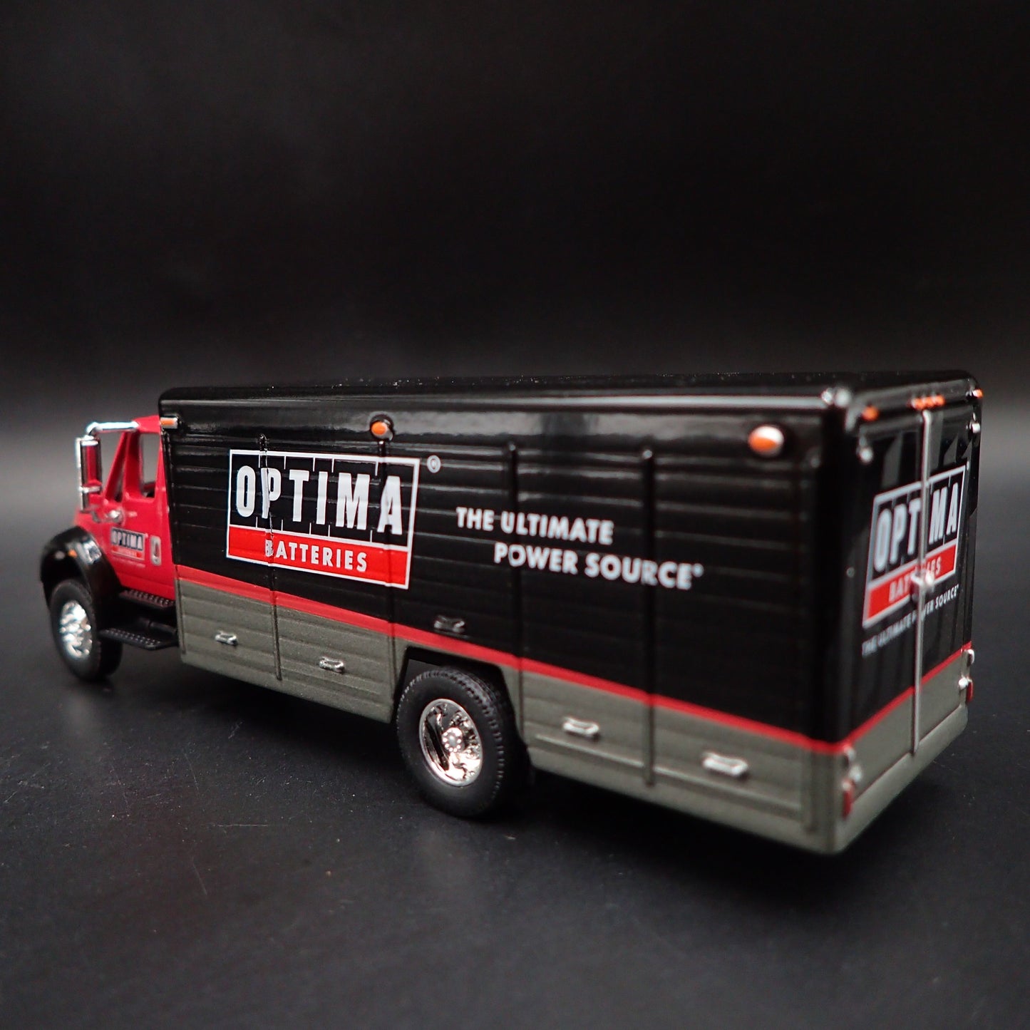 OPTIMA BATTERIES INTERNATIONAL DURASTAR DELIVERY TRUCK 1/64 SCALE DIECAST MODEL