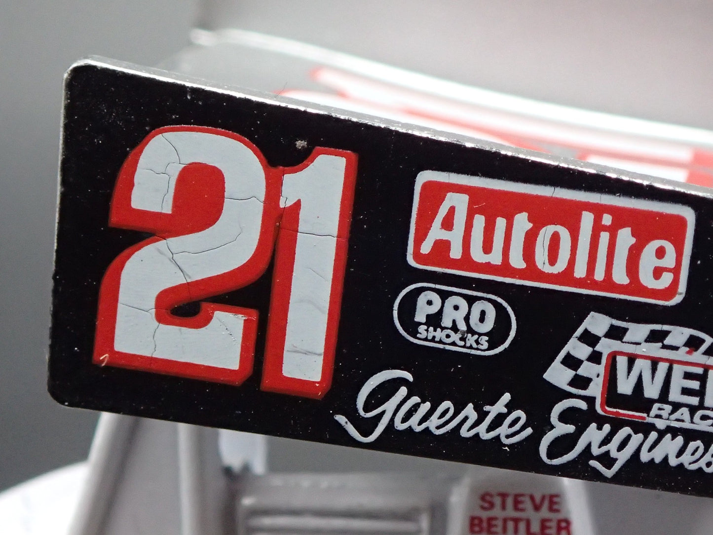SPRINT CAR #21 STEVE BEITLER AUTOLITE WEATHERED 1:64 SCALE DIECAST MODEL CAR