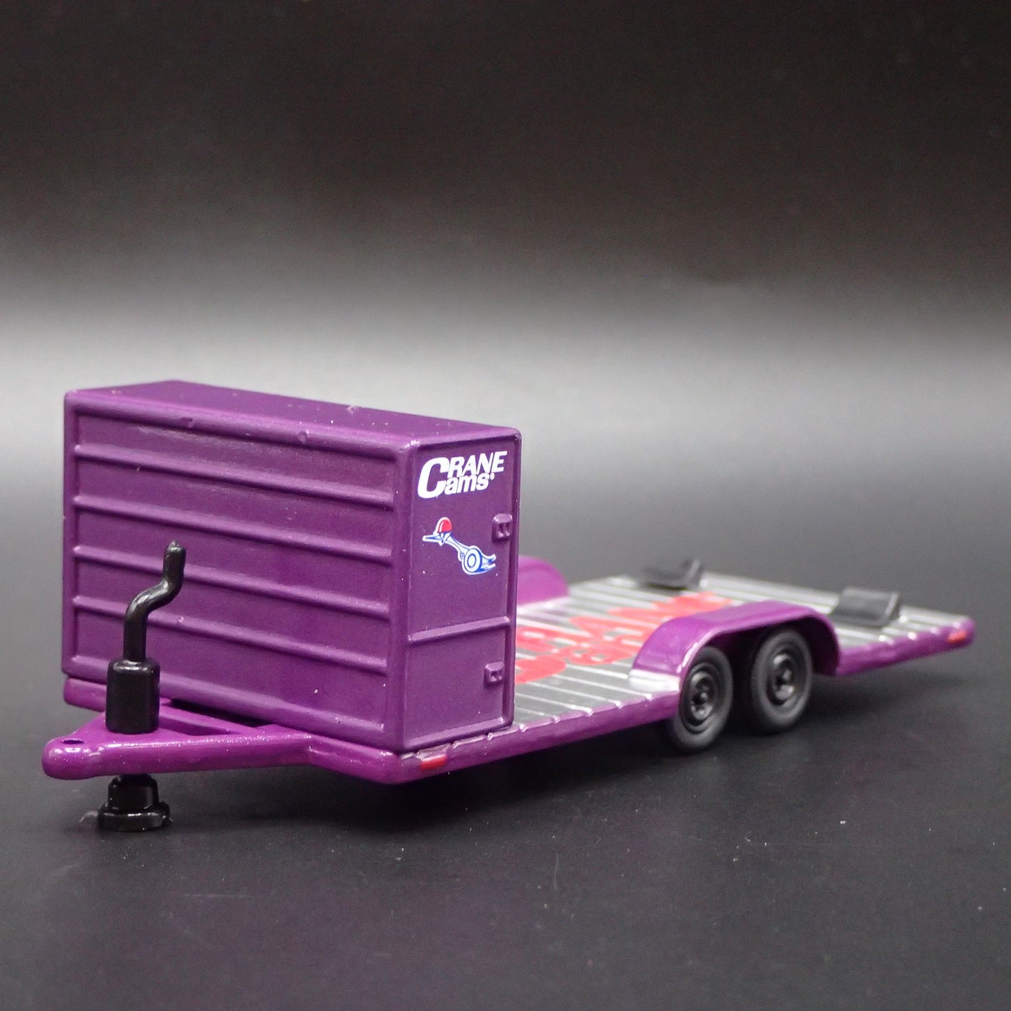 CRANE CAMS RACING FLATBED CAR HAULER TRAILER 1:64 SCALE DIORAMA PROP MODEL CAR
