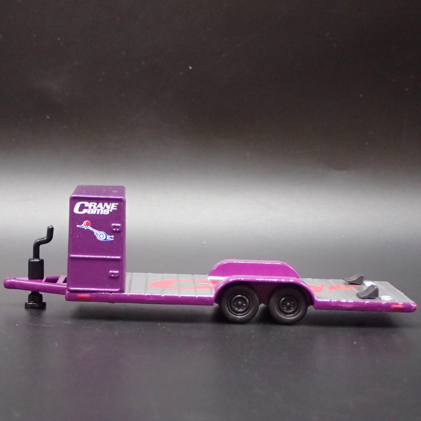 CRANE CAMS RACING FLATBED CAR HAULER TRAILER 1:64 SCALE DIORAMA PROP MODEL CAR