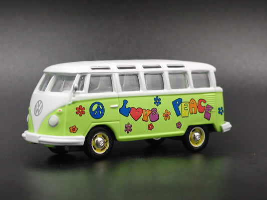 1950-1967 VW VOLKSWAGEN TYPE 2 T1 23 WINDOW BUS 1:64 SCALE DIECAST MODEL CAR