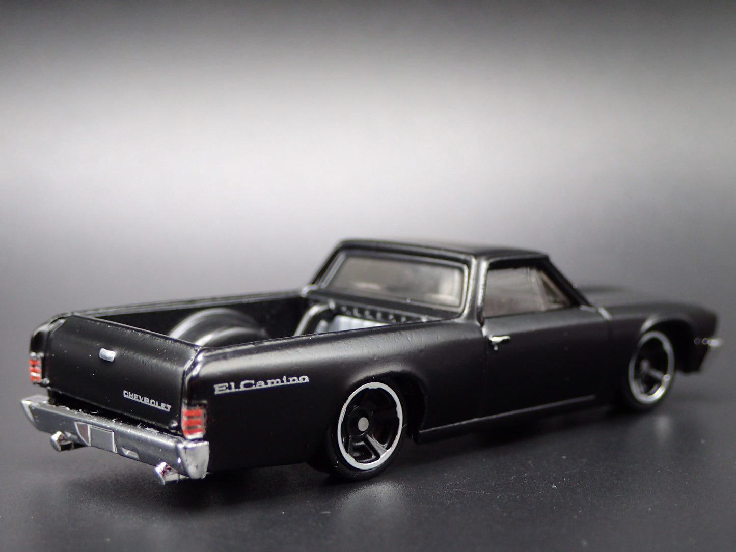 1967 67 CHEVY CHEVROLET EL CAMINO BLACK 1:64 SCALE DIORAMA DIECAST MODEL CAR
