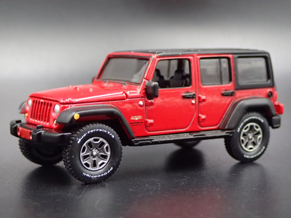 2006-2018 JEEP WRANGLER UNLIMITED SAHARA JK 4 DOOR 1:64 SCALE DIECAST MODEL CAR-Burning Rubber Toy Company
