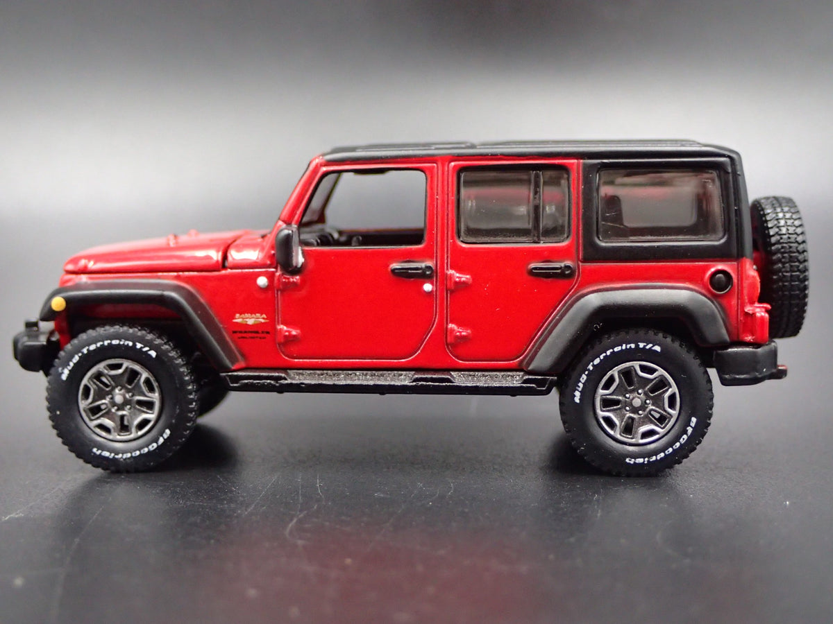 2006-2018 JEEP WRANGLER UNLIMITED SAHARA JK 4 DOOR 1:64 SCALE DIECAST MODEL CAR-Burning Rubber Toy Company