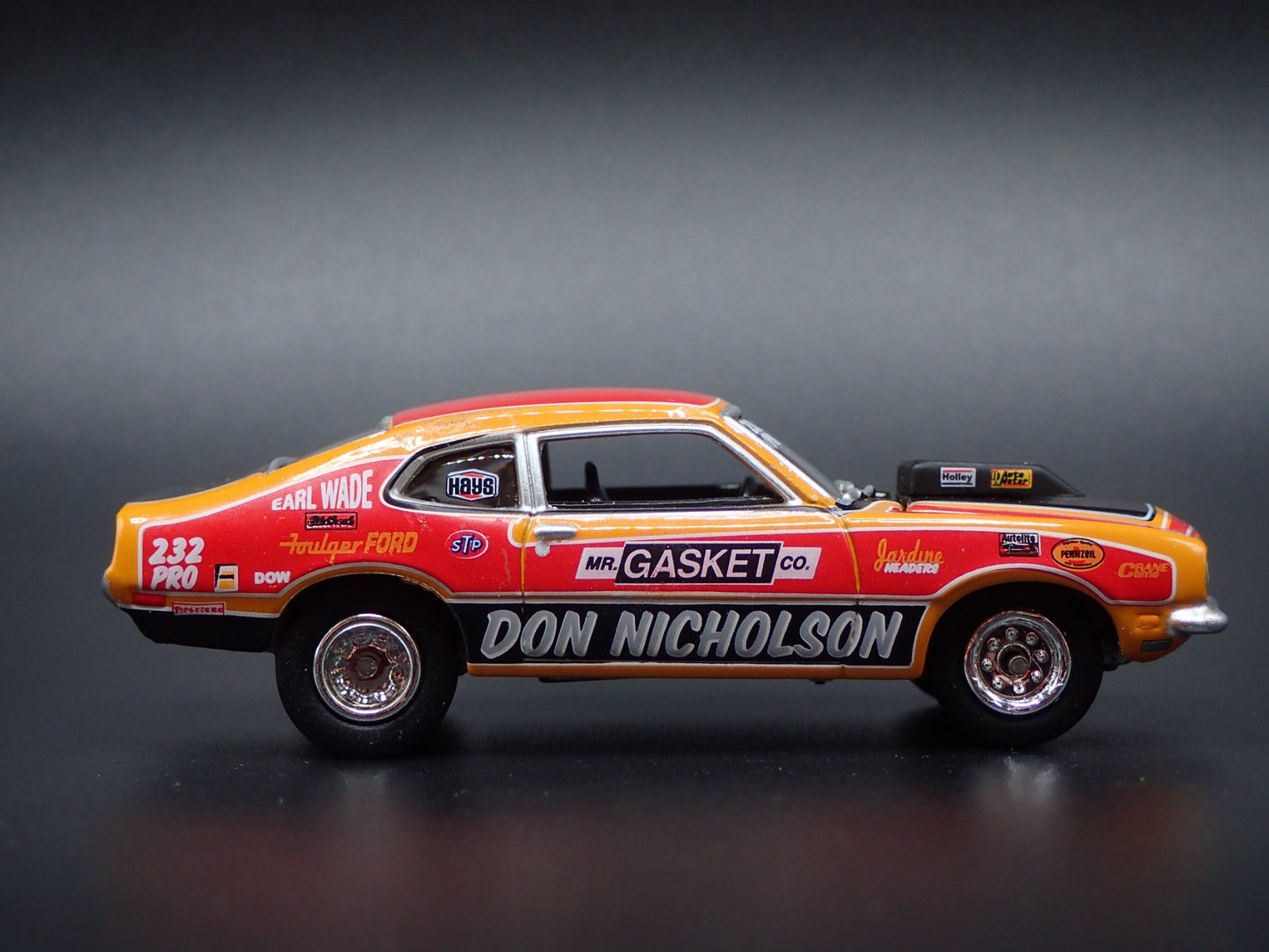 1970 70 FORD MAVERICK MR GASKET CO DON NICHOLSON 1:64 SCALE DIECAST MODEL CAR