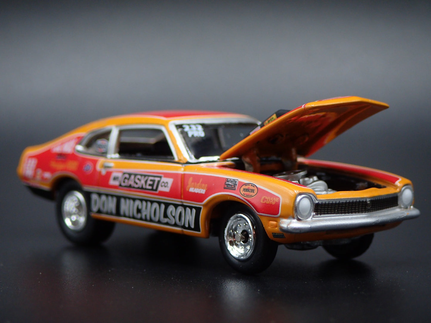 1970 70 FORD MAVERICK MR GASKET CO DON NICHOLSON 1:64 SCALE DIECAST MODEL CAR
