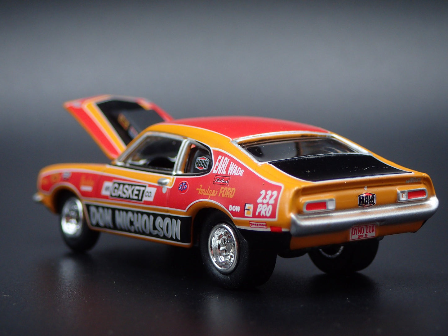 1970 70 FORD MAVERICK MR GASKET CO DON NICHOLSON 1:64 SCALE DIECAST MODEL CAR