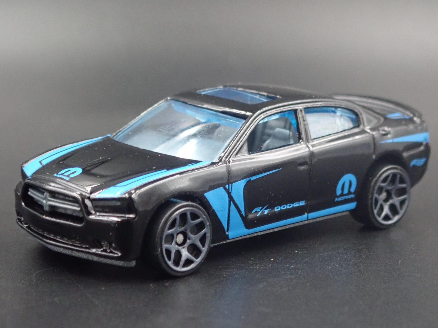 2011-2023 DODGE CHARGER R/T MOPAR BLACK 1:64 SCALE COLLECTIBLE DIECAST MODEL CAR