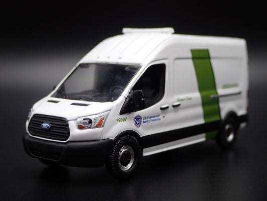 2020 FORD TRANSIT SPRINTER US CUSTOMS BORDER PATROL 1:64 SCALE DIECAST MODEL CAR
