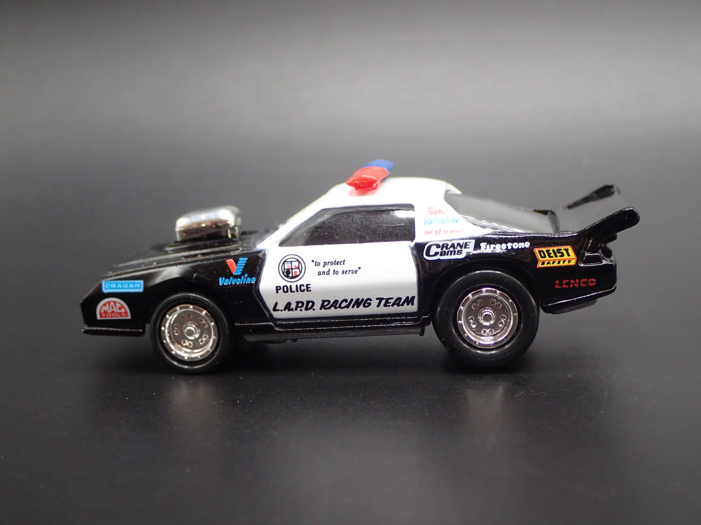 1992 CHEVY CHEVROLET CAMARO LAPD RACING TEAM NHRA 1/64 SCALE DIECAST MODEL CAR