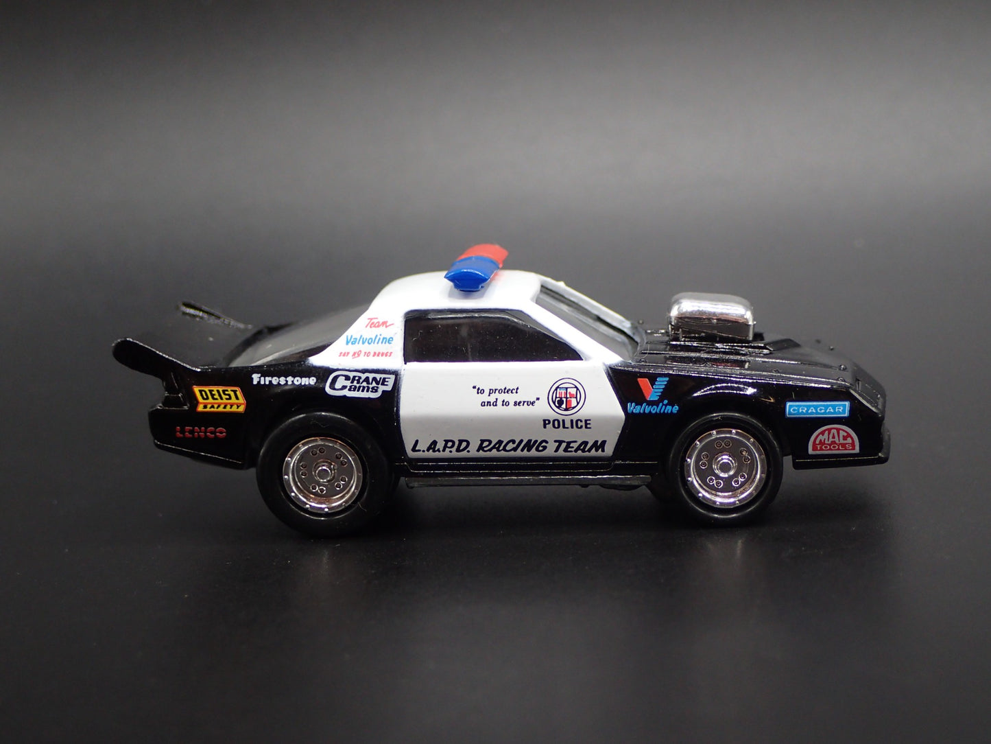 1992 CHEVY CHEVROLET CAMARO LAPD RACING TEAM NHRA 1/64 SCALE DIECAST MODEL CAR