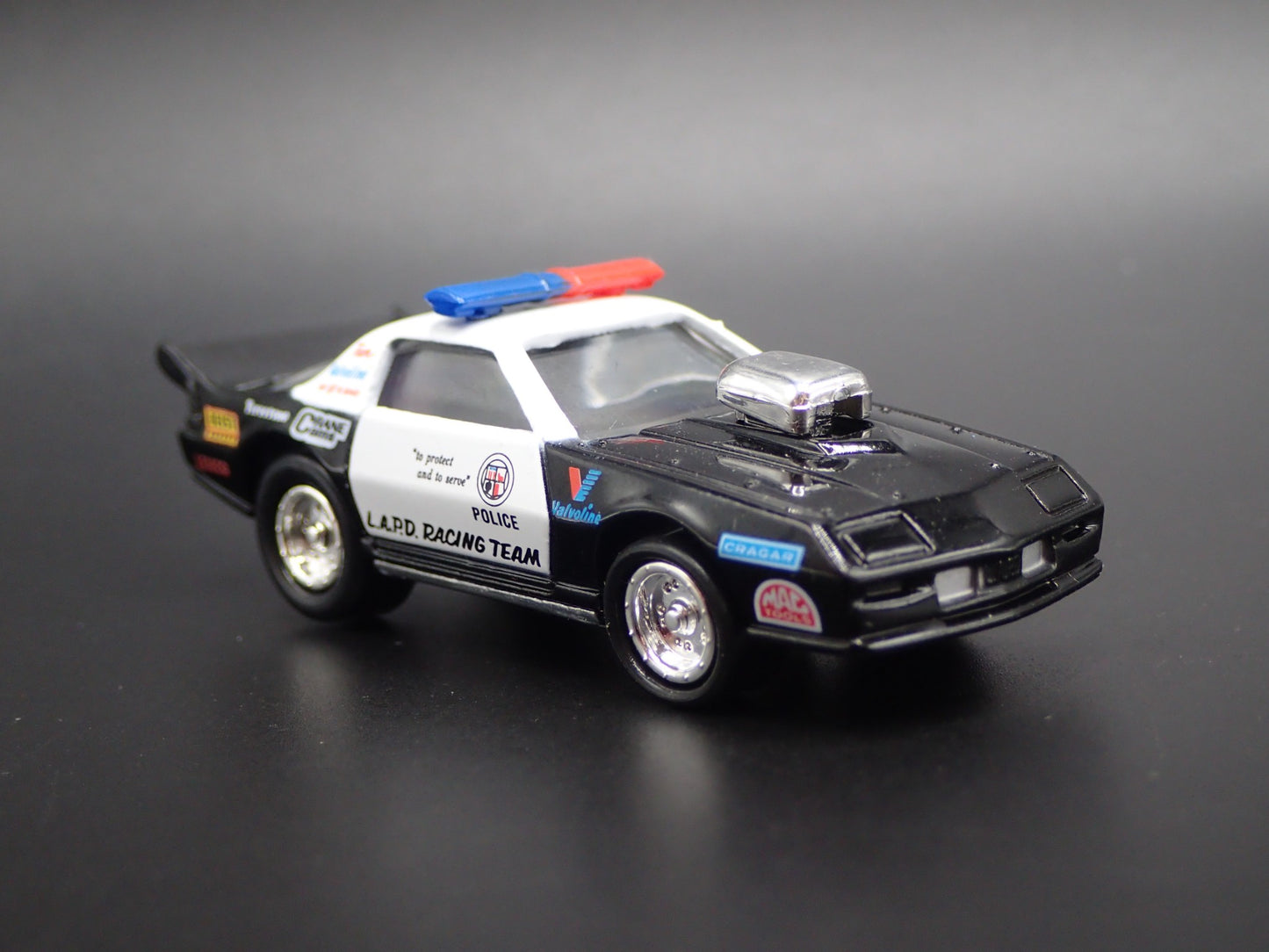 1992 CHEVY CHEVROLET CAMARO LAPD RACING TEAM NHRA 1/64 SCALE DIECAST MODEL CAR