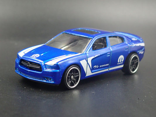 2011-2023 DODGE CHARGER R/T MOPAR BLUE 1:64 SCALE COLLECTIBLE DIECAST MODEL CAR