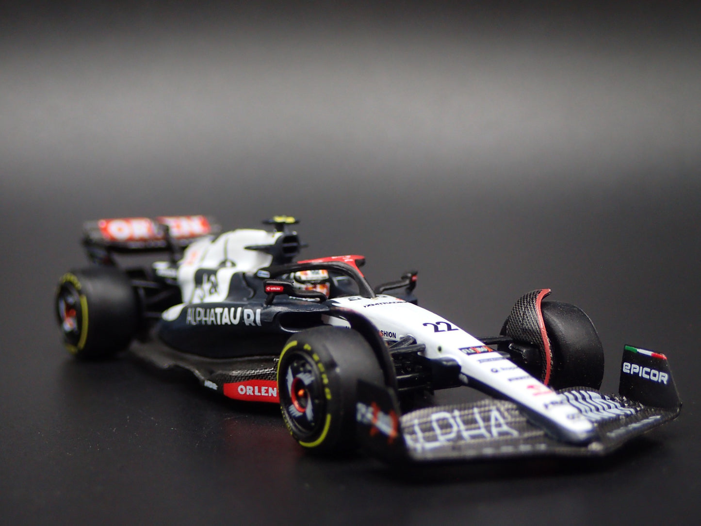 ALPHA TAURI AT04 #22 F1 YUKI TSUNODA 2023 AUS GP 1:64 SCALE DIECAST MODEL CAR