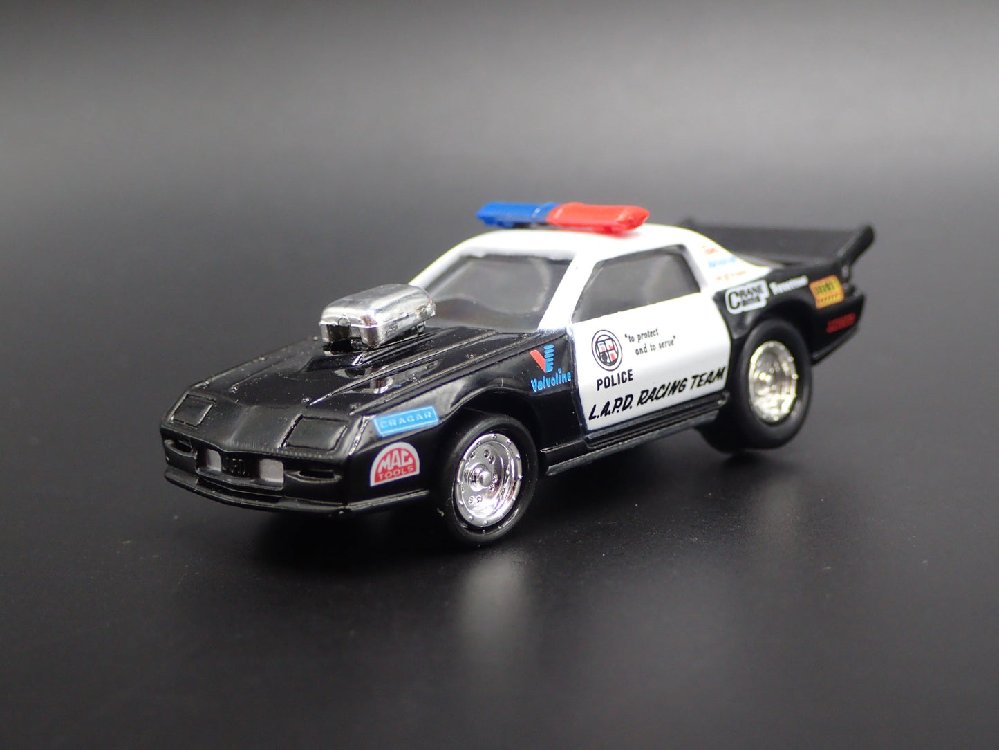 1992 CHEVY CHEVROLET CAMARO LAPD RACING TEAM NHRA 1/64 SCALE DIECAST MODEL CAR