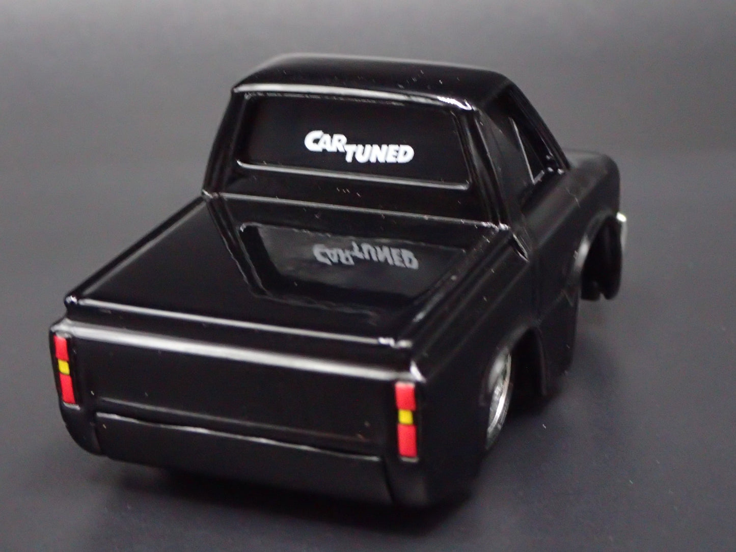 1981 81 TOYOTA HI LUX PICKUP TRUCK CAR TUNED BLACK 1/64 SCALE DIECAST MODEL CAR