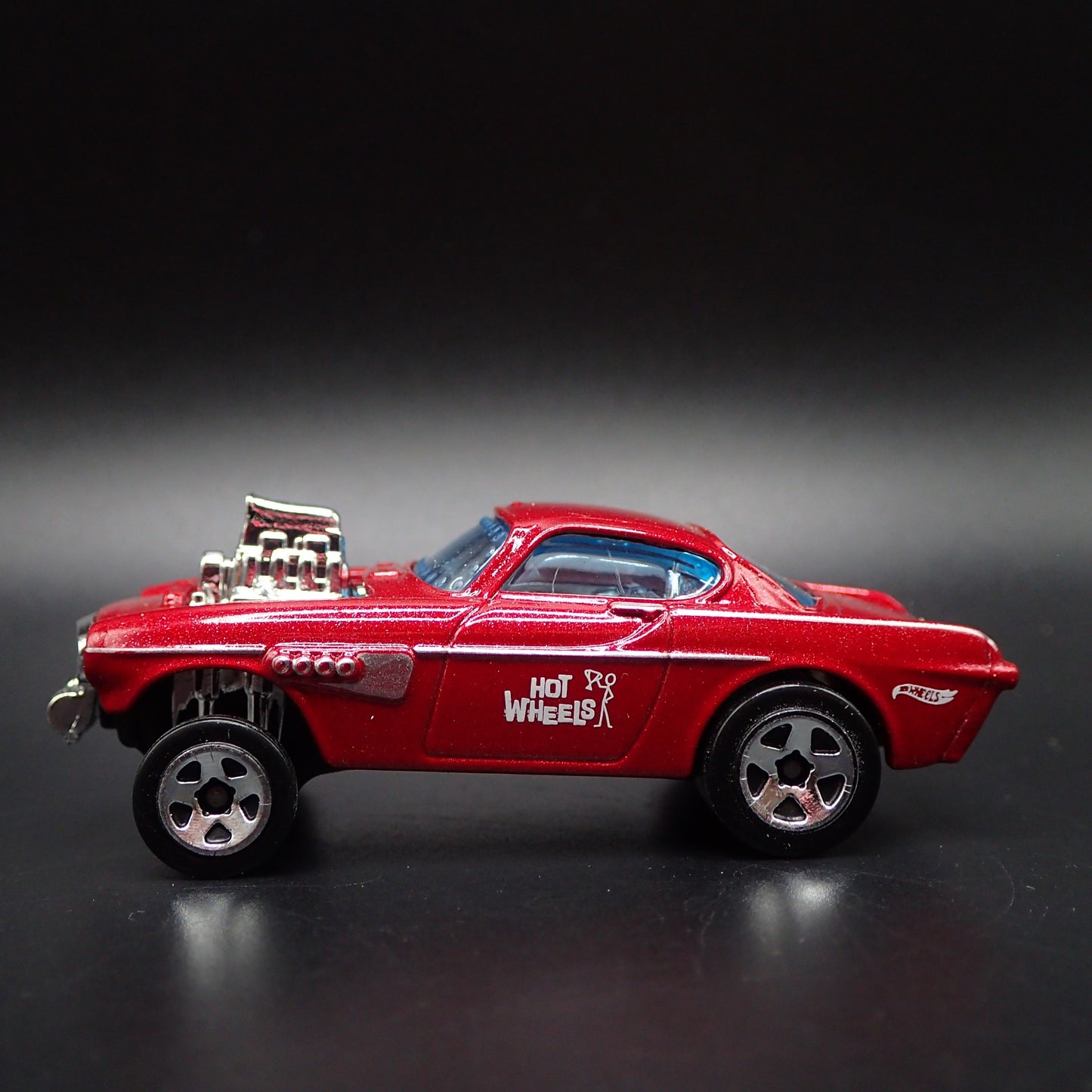 1961-1973 VOLVO P1800 GASSER NHRA RED 1:64 SCALE COLLECTIBLE DIECAST MODEL CAR