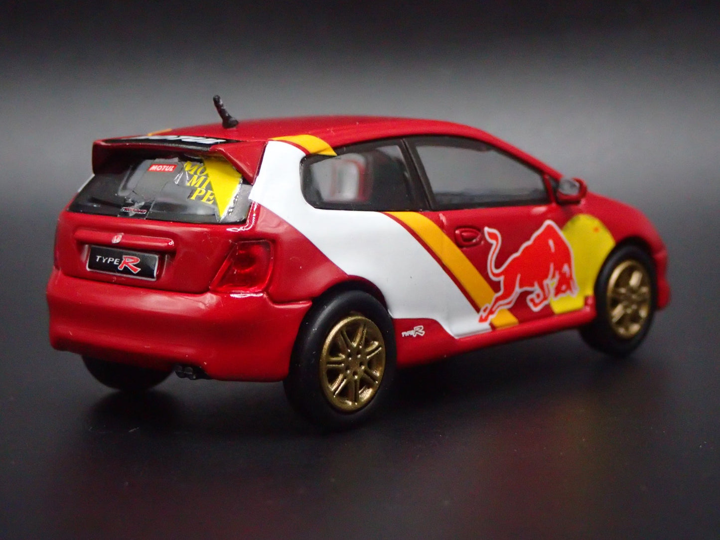 2007-2011 HONDA CIVIC TYPE R EP3 MOTUL 1:64 SCALE COLLECTIBLE DIECAST MODEL CAR