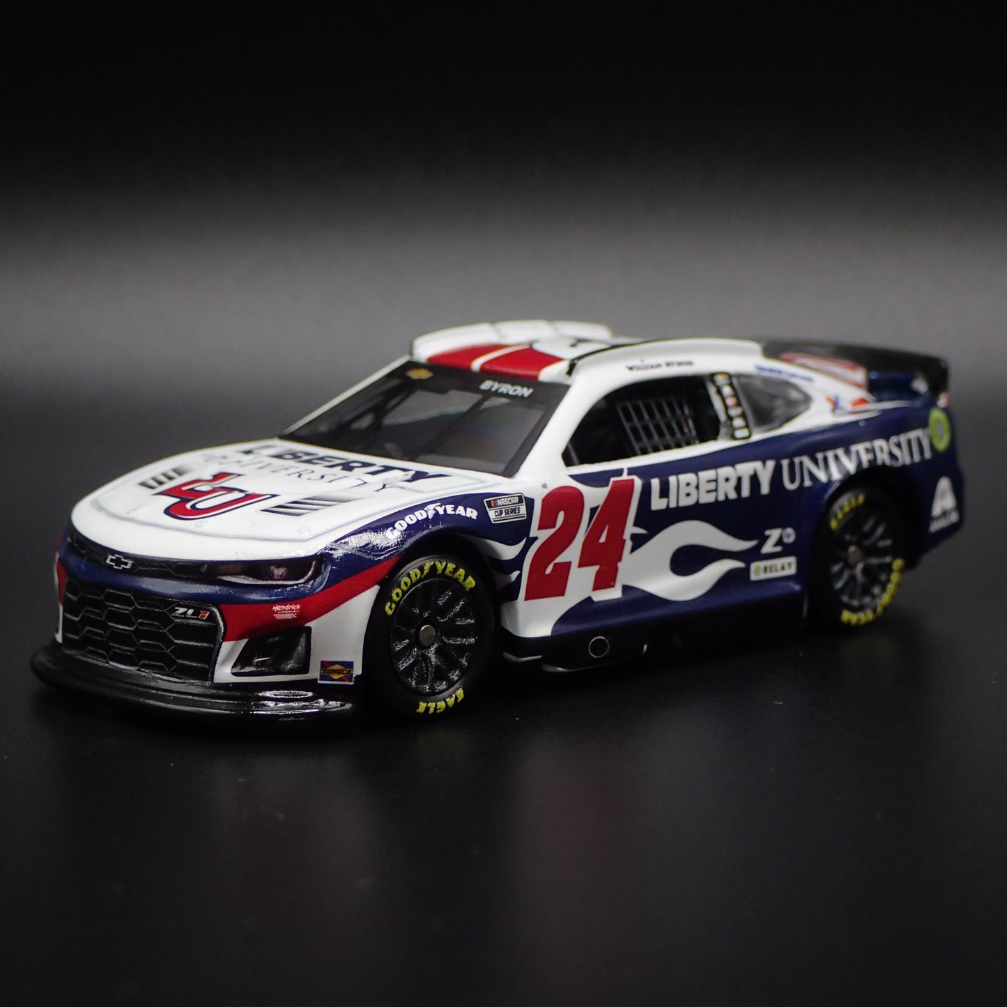 2024 CHEVY CAMARO ZL1 #24 WILLIAM BYRON LIBERTY U NASCAR 1:64 DIECAST MODEL CAR
