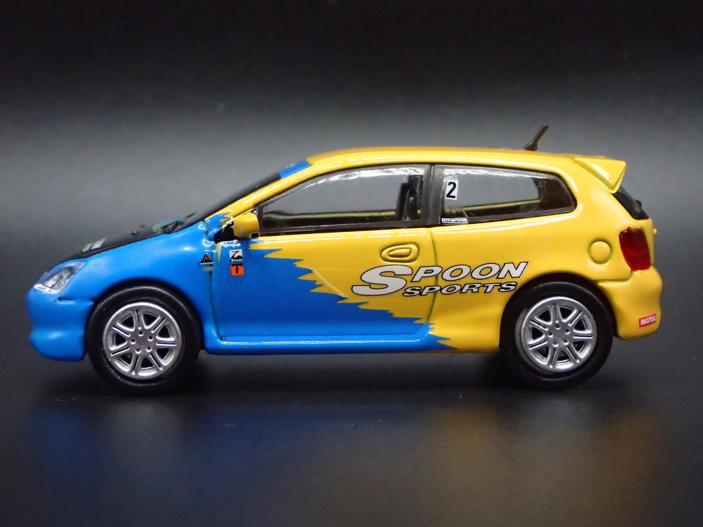 2007-2011 HONDA CIVIC TYPE R EP3 SPOON 1:64 SCALE COLLECTIBLE DIECAST MODEL CAR