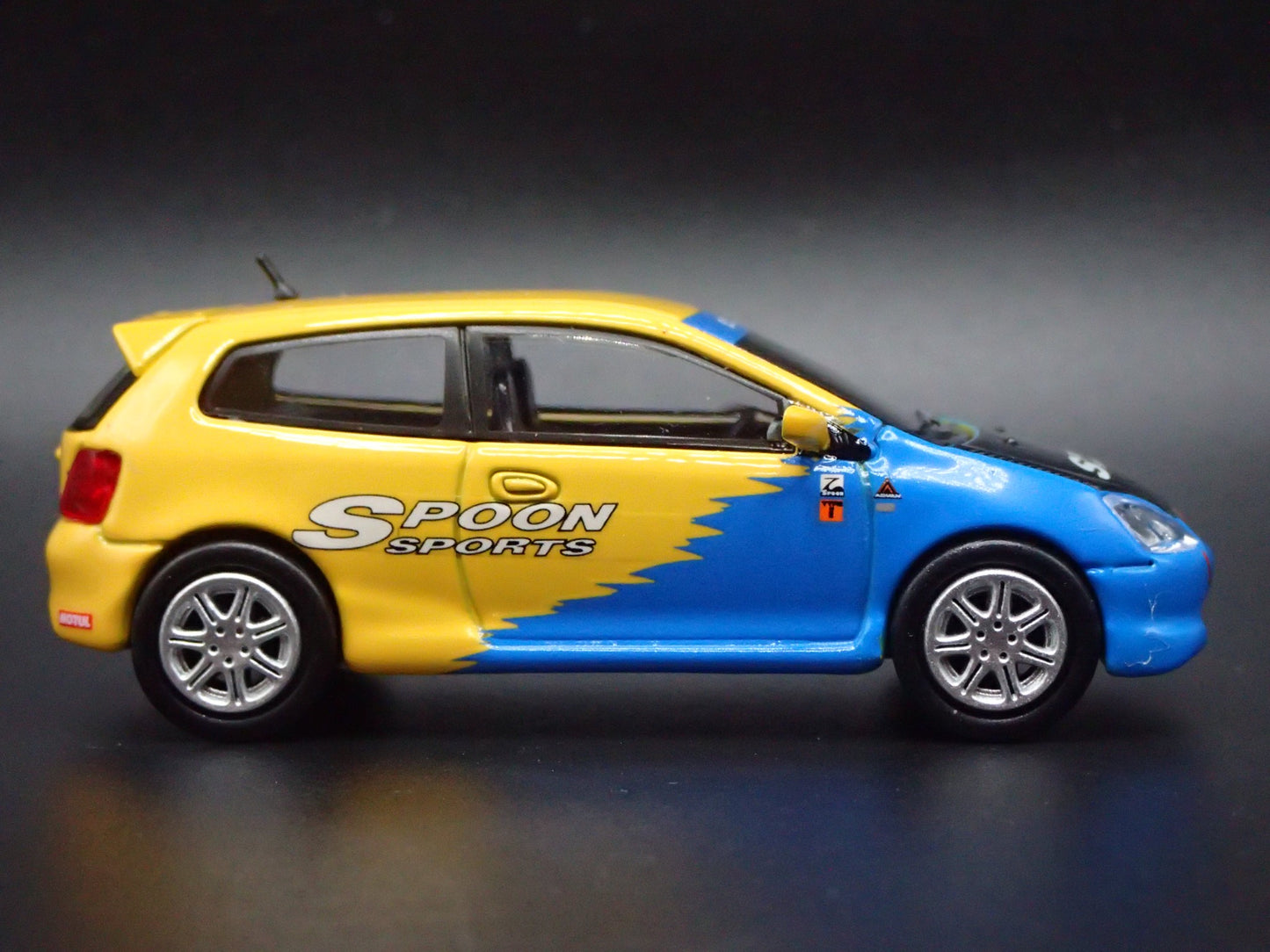 2007-2011 HONDA CIVIC TYPE R EP3 SPOON 1:64 SCALE COLLECTIBLE DIECAST MODEL CAR