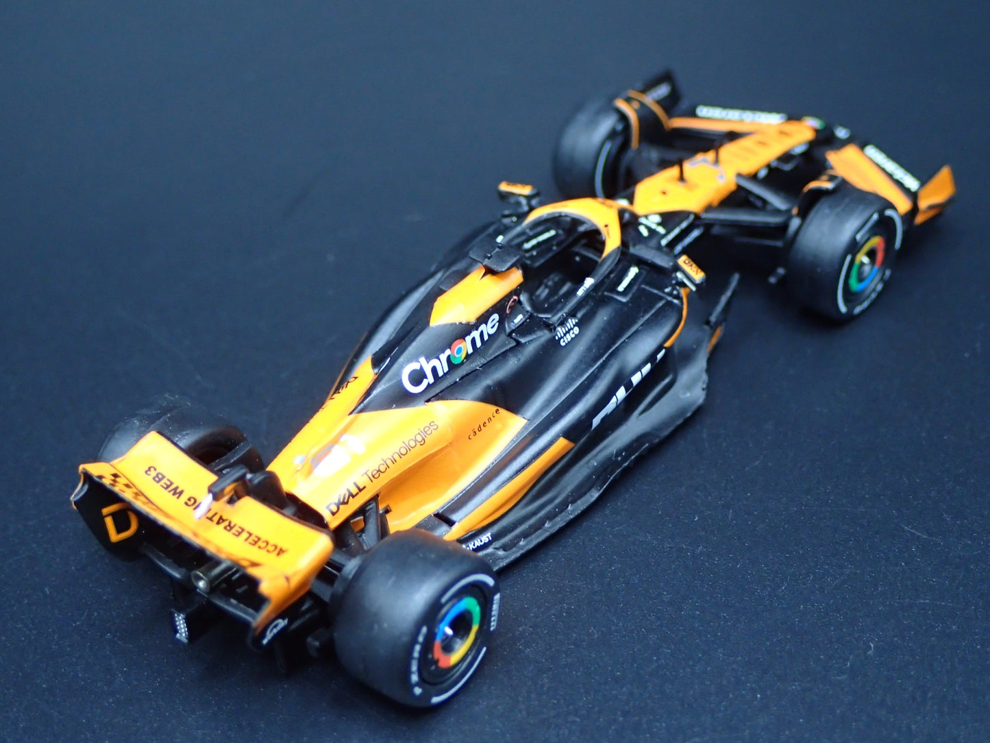 MCLAREN MCL60 2024 LIVERY SHOW CAR F1 1:64 SCALE COLLECTIBLE DIECAST MODEL CAR