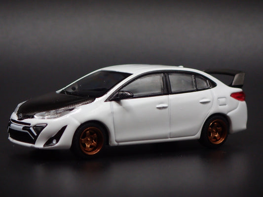 2020-2025 TOYOTA GR YARIS VIOS WHITE 1/64 SCALE COLLECTIBLE DIECAST MODEL CAR