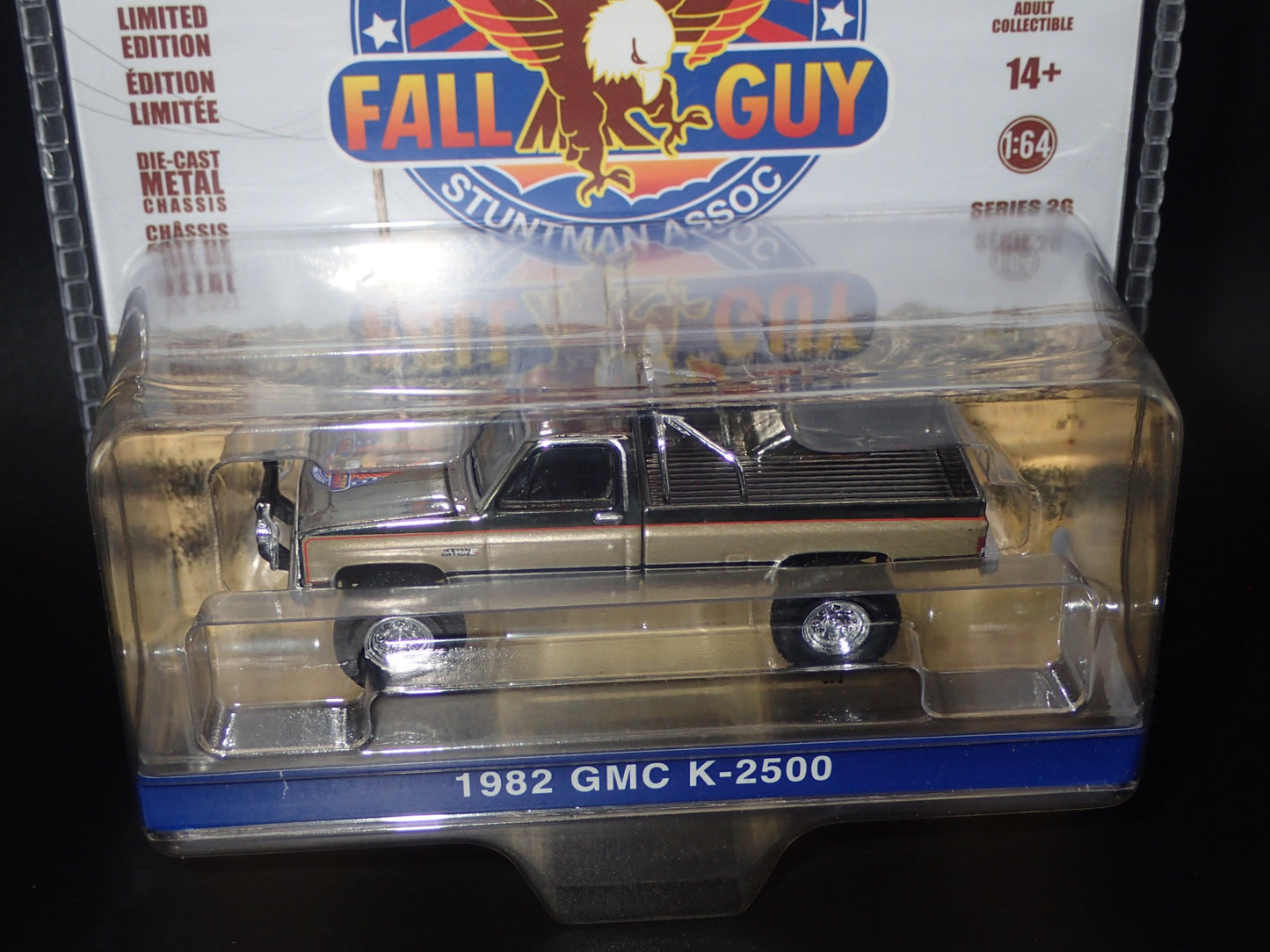 2026 GREENLIGHT CHROME SUPER CHASE 1982 GMC K2500 TRUCK FALL GUY HOLLYWOOD 26